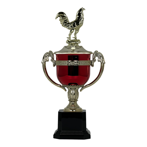 Trofeo de Copa con Figura Serie PC de Gallo